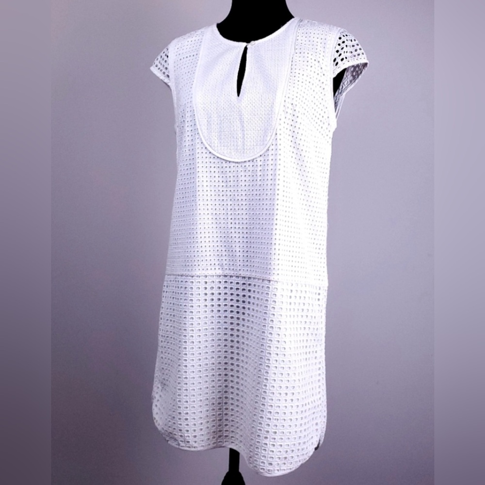 J Crew white dress size M
